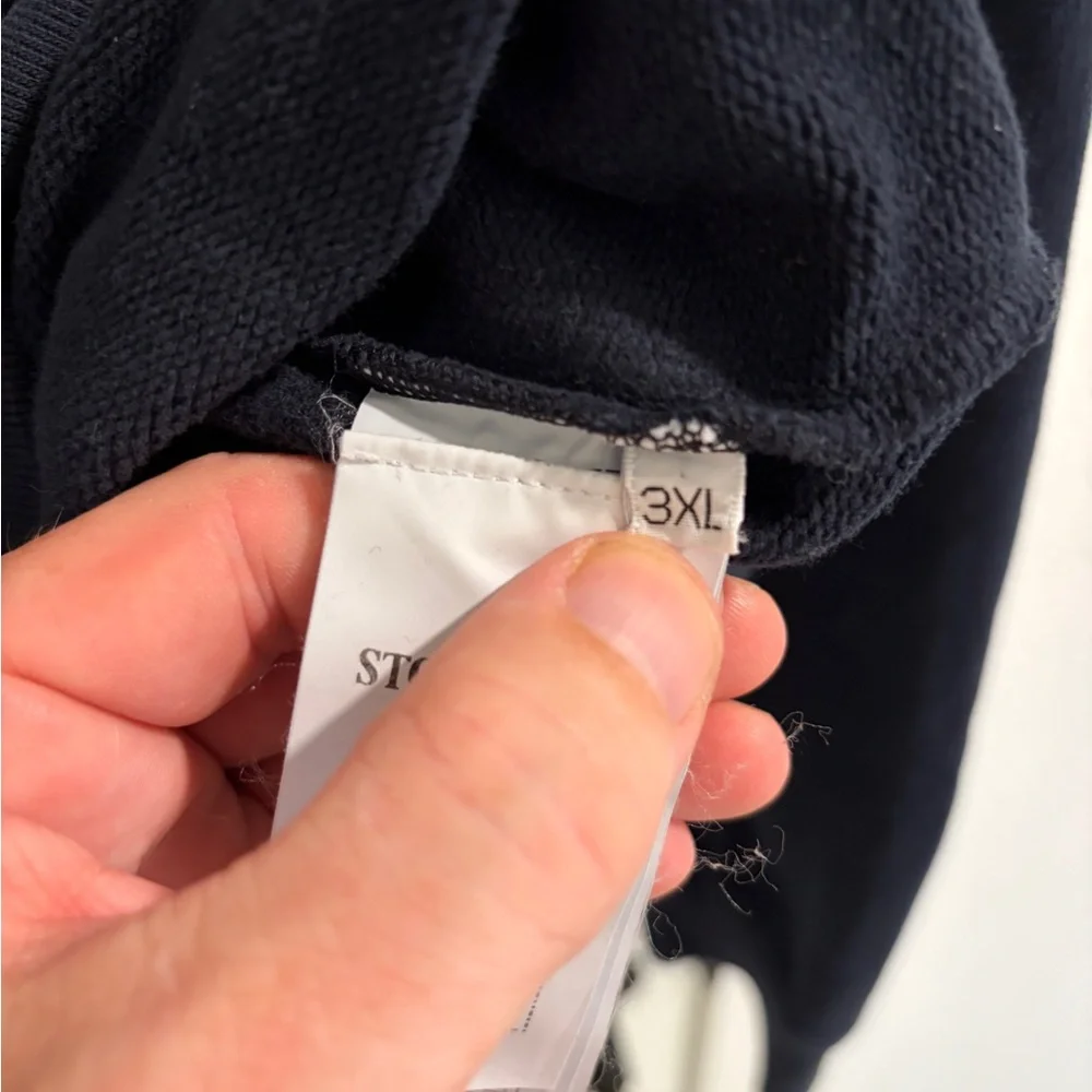 Stone Island Dark Blue Crewneck Sweater 3XL - Picture 5 of 6